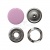 Кнопка рубашечная (закрытая) 9,5мм - эмаль, цв.003 - розовый - купить в Красноярске. Цена: 5.74 руб.