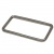 Рамка металлическая прямоугольная, 40 х 15 мм- тём.никель - купить в Красноярске. Цена: 4.60 руб.
