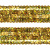 Тесьма с пайетками D16, шир. 20 мм/уп. 25+/-1 м, цвет золото - купить в Красноярске. Цена: 778.19 руб.