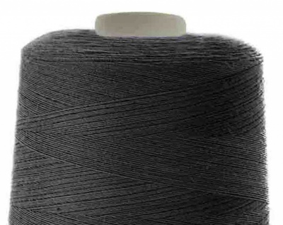 Швейные нитки (армированные) 28S/2, нам. 2 500 м, цвет чёрный - купить в Красноярске. Цена: 139.91 руб.
