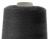 Швейные нитки (армированные) 28S/2, нам. 2 500 м, цвет чёрный - купить в Красноярске. Цена: 139.91 руб.