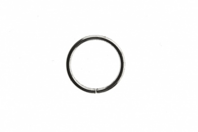 Кольцо металлическое d-15 мм, цв.-никель - купить в Красноярске. Цена: 2.48 руб.