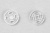 Кнопки пришивные пластиковые 11,5 мм, блистер 24шт, цв.-прозрачные - купить в Красноярске. Цена: 59.44 руб.
