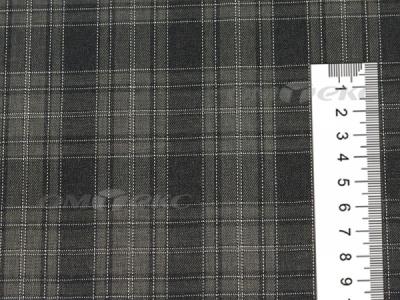 Ткань костюмная клетка 25235 2004, 185 гр/м2, шир.150см, цвет серый/бел - купить в Красноярске. Цена 