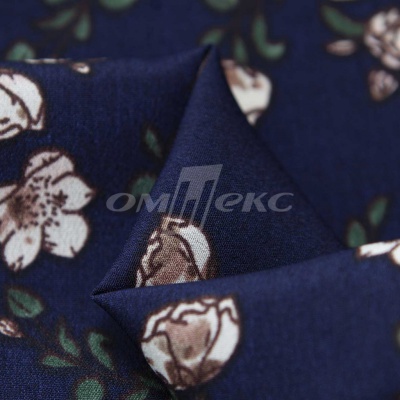 Плательная ткань "Фламенко" 3.2, 80 гр/м2, шир.150 см, принт растительный - купить в Красноярске. Цена 239.03 руб.