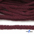 Шнур плетеный d-6 мм круглый, 70% хлопок 30% полиэстер, уп.90+/-1 м, цв.1070-бордовый - купить в Красноярске. Цена: 588 руб.